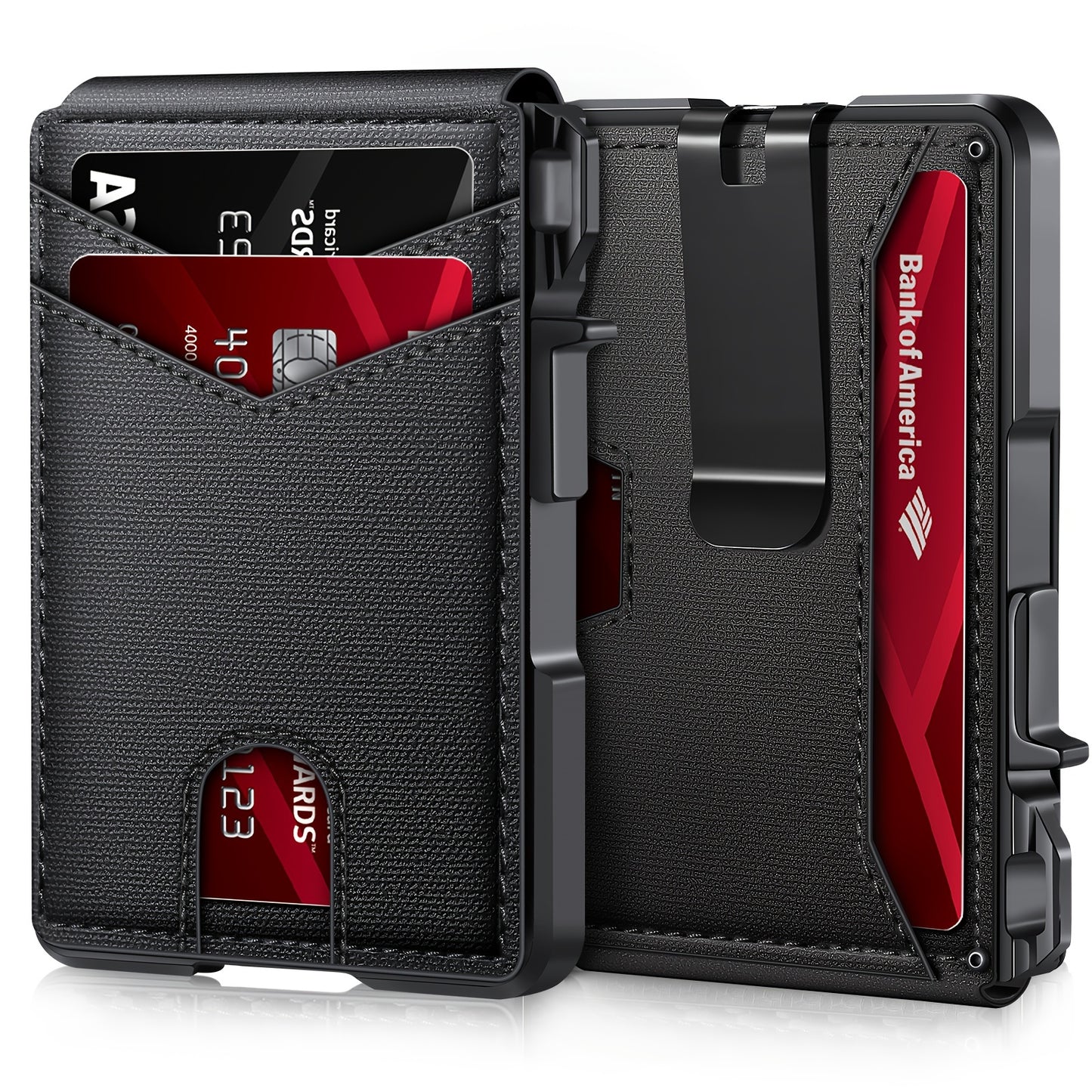 Slim men's wallet with RFID blocking