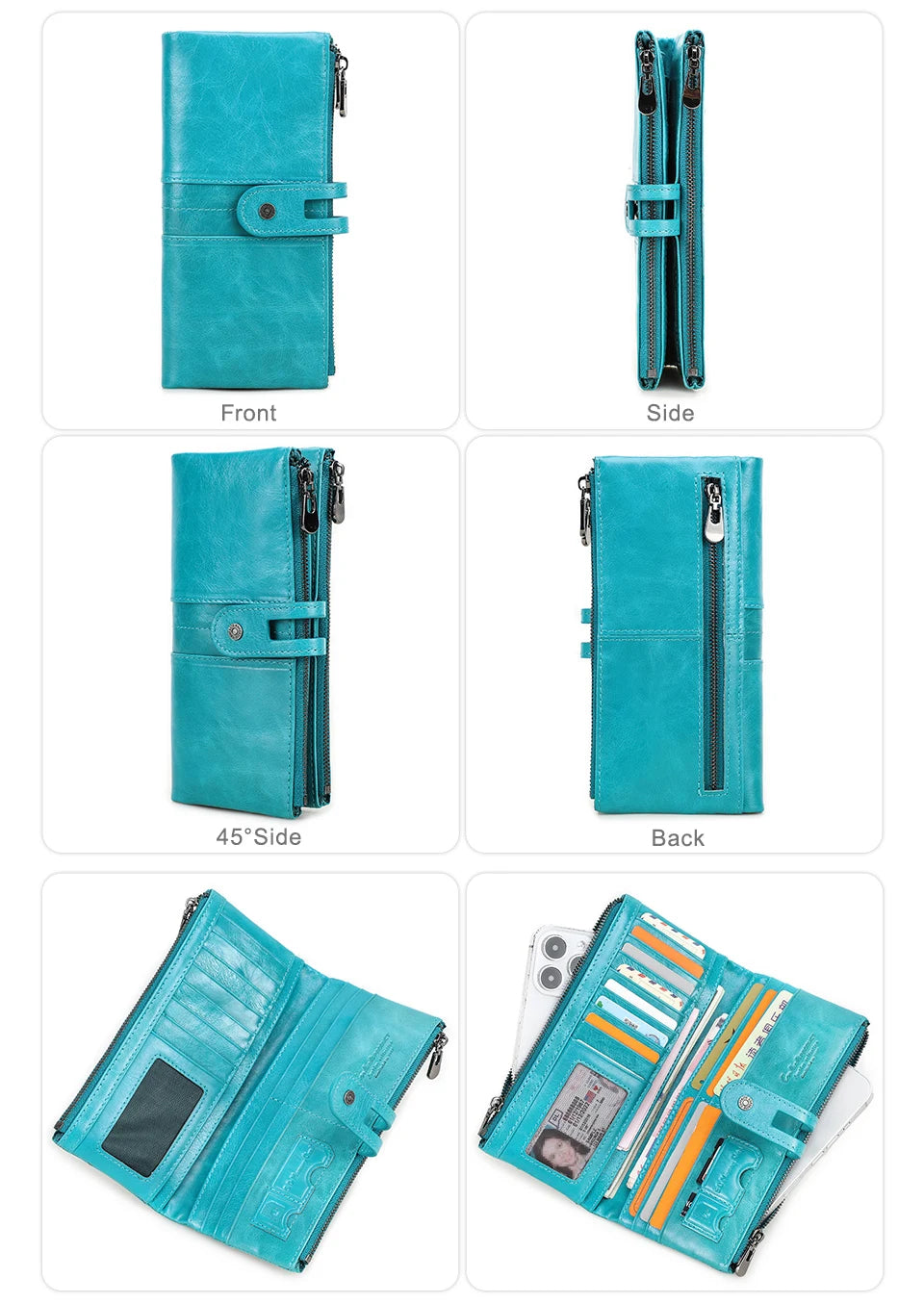 Women's leather wallet