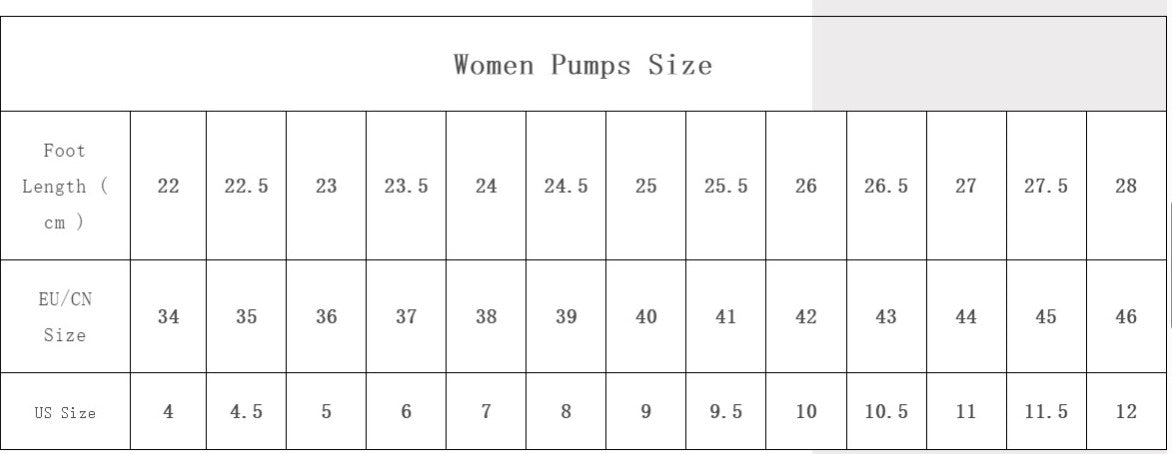Women's shoes
