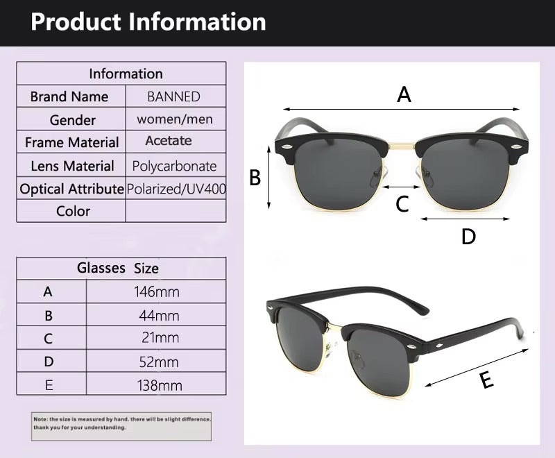 Unisex Polarized UV400 Sunglasses