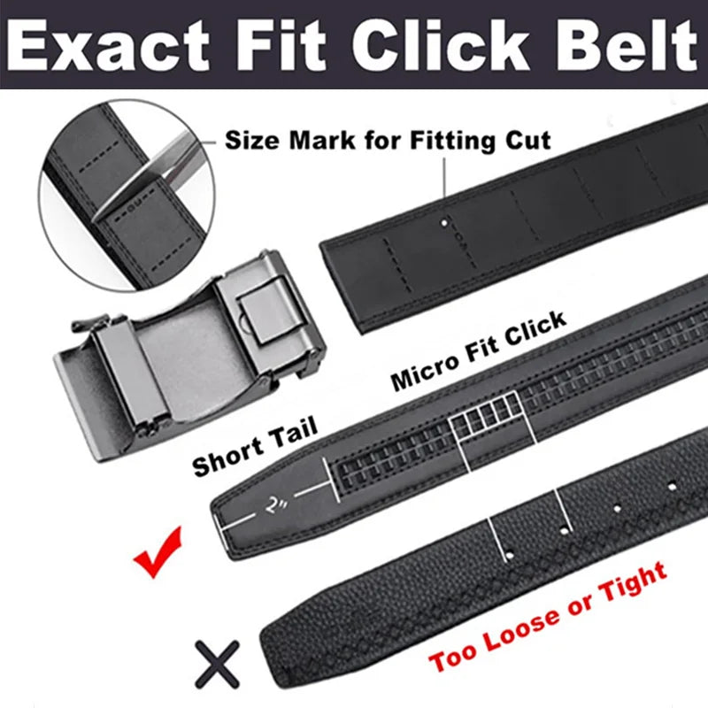 Men's genuine leather belt