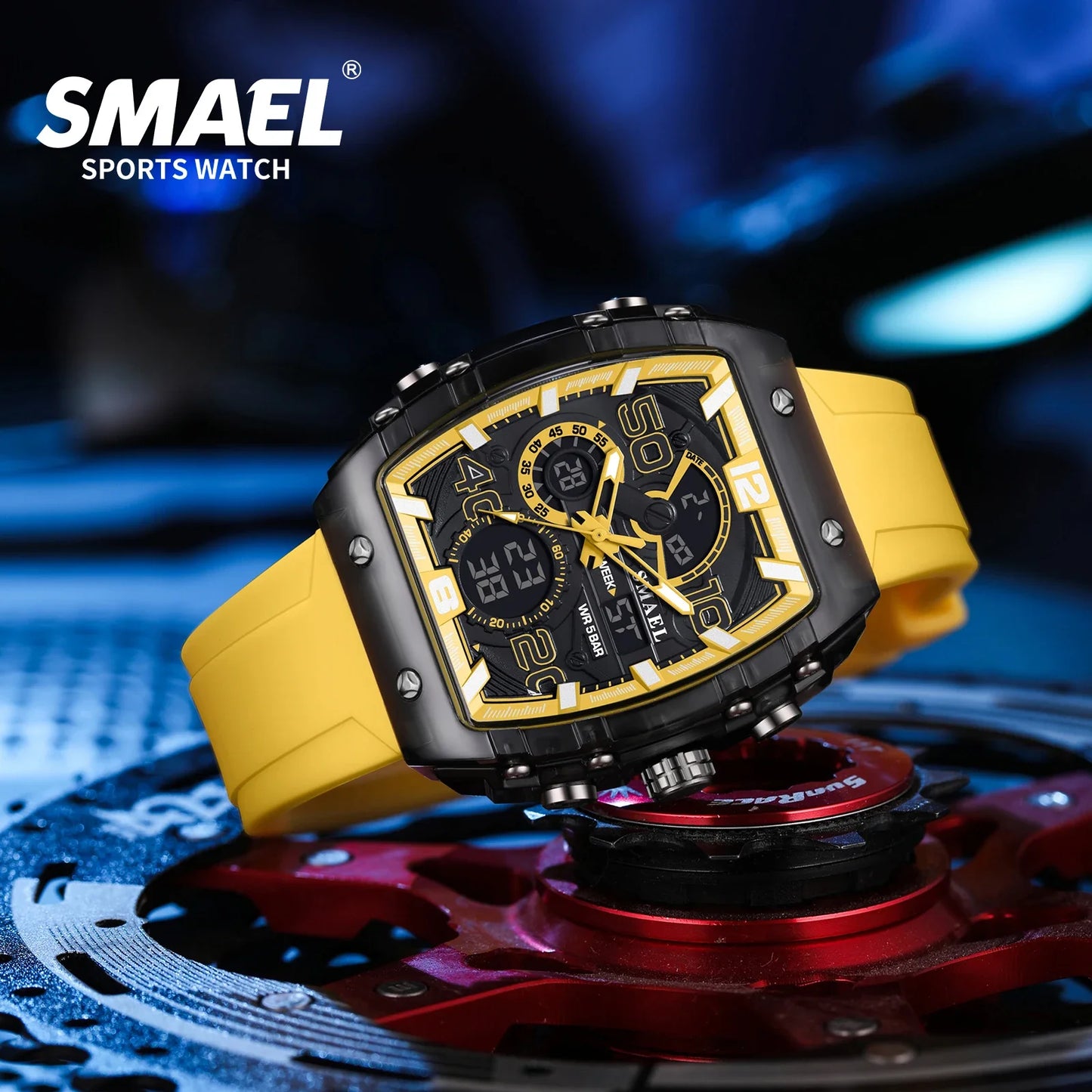 Men's Digital Analog Sports Watch