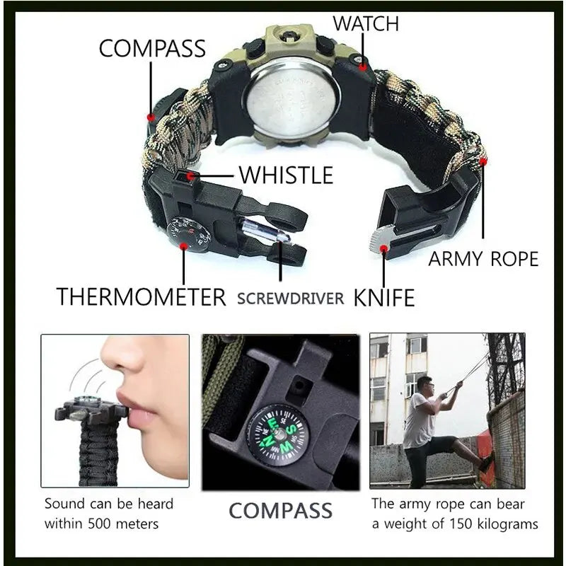 Military sports watch