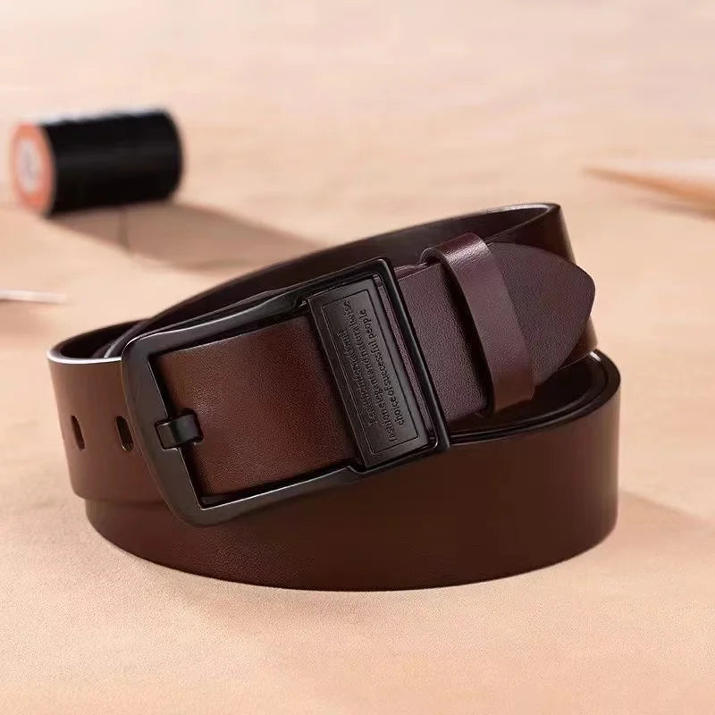 Men's leather belts