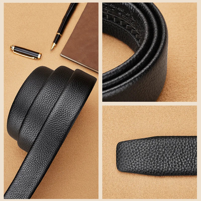 Men's genuine leather belt