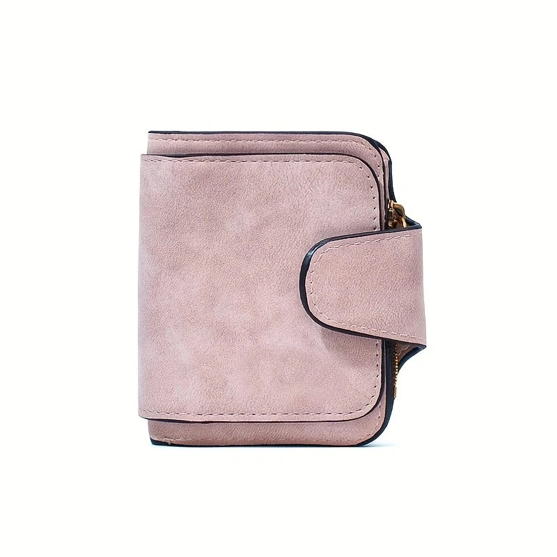 Women's matte leather wallet