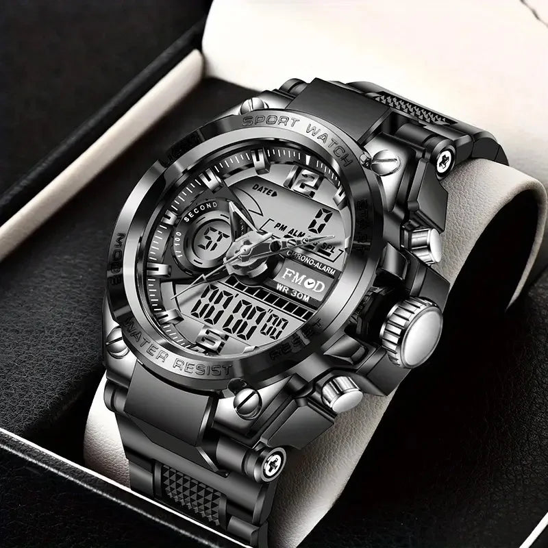 Men's digital wristwatch