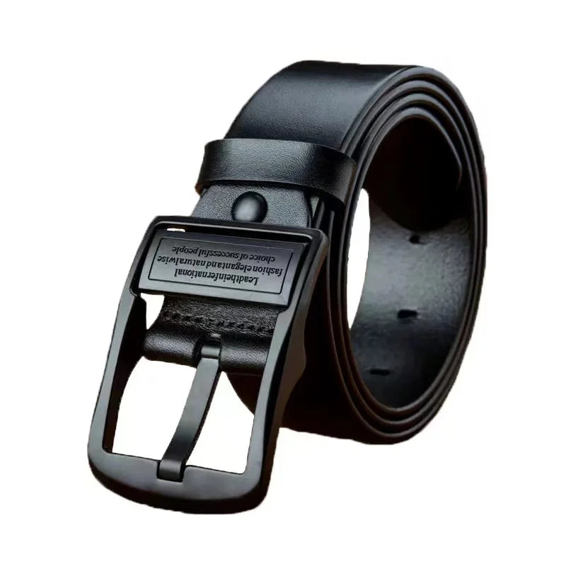 Men's leather belts