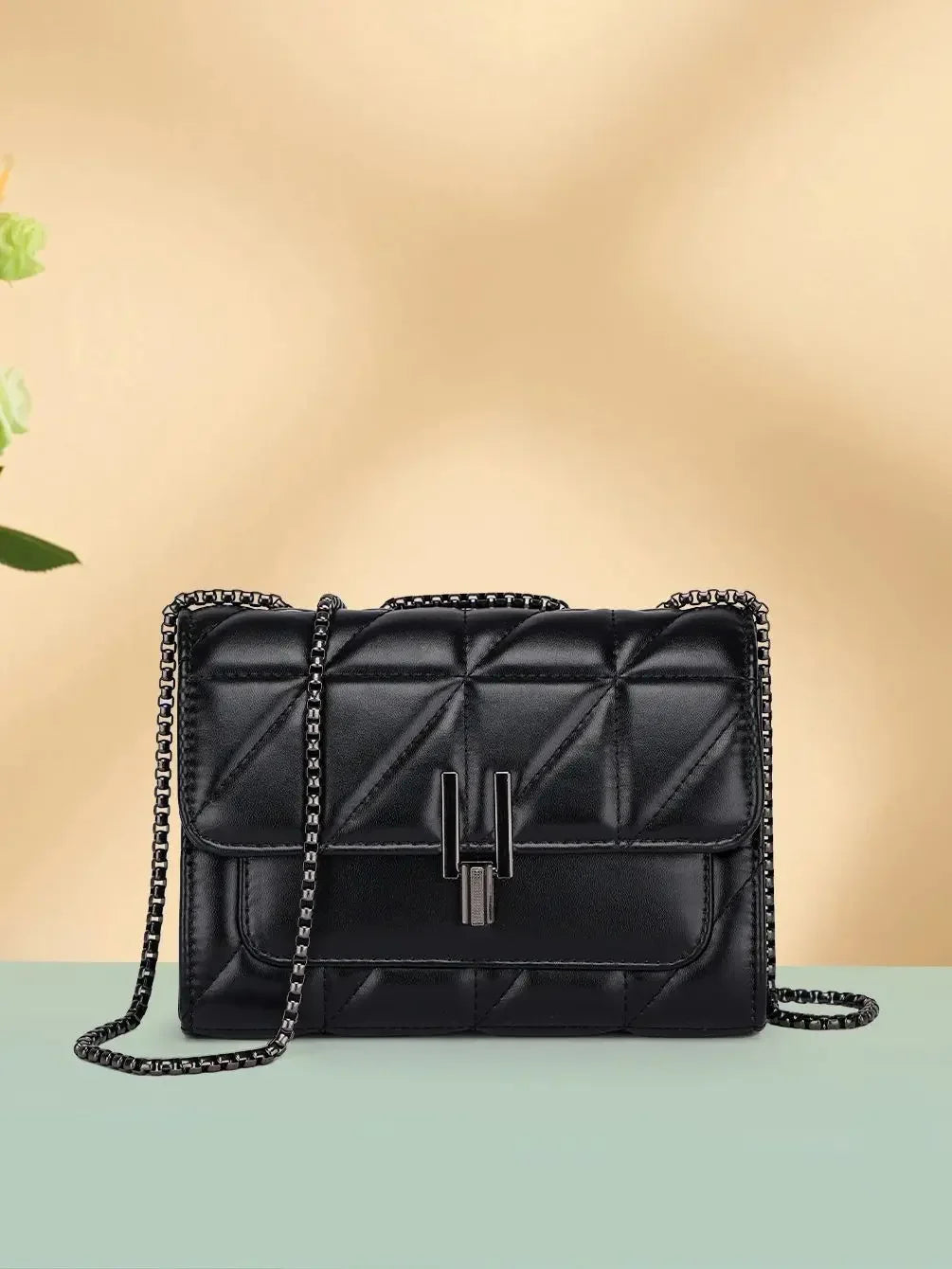 New Xiaoxiangfeng diamond grid chain bag, one shoulder, stylish, crossbody, versatile, large capacity