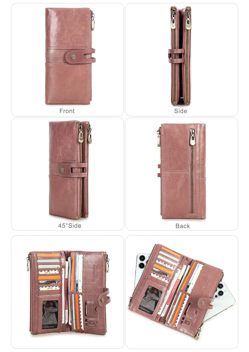 Women's leather wallet