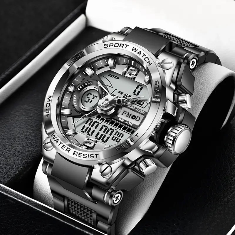 Men's digital wristwatch
