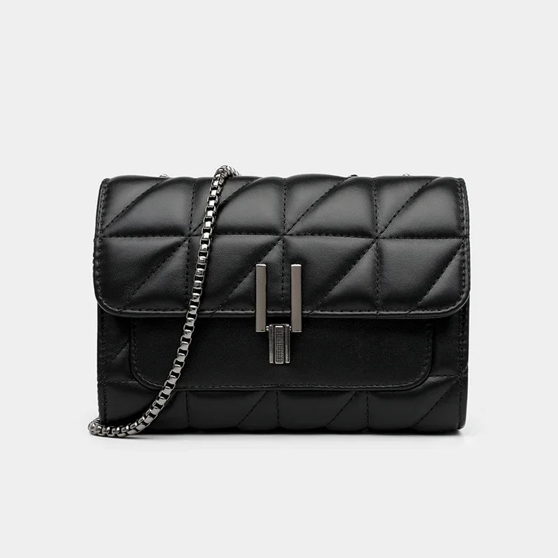 New Xiaoxiangfeng diamond grid chain bag, one shoulder, stylish, crossbody, versatile, large capacity