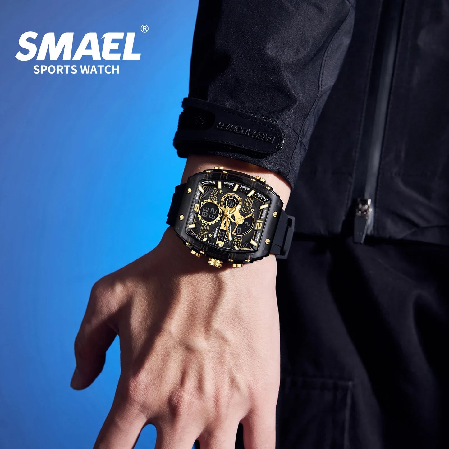 Men's Digital Analog Sports Watch