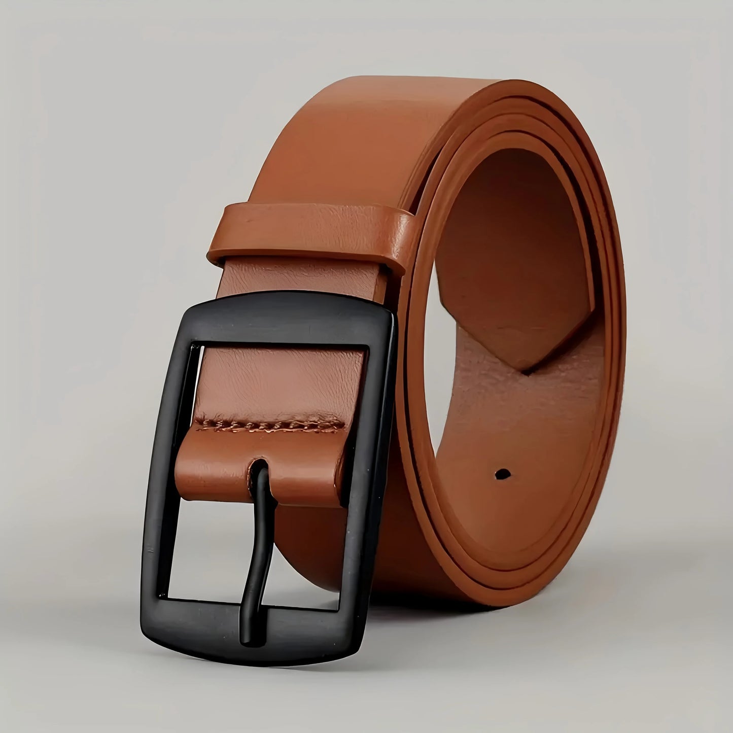 Men's leather belts
