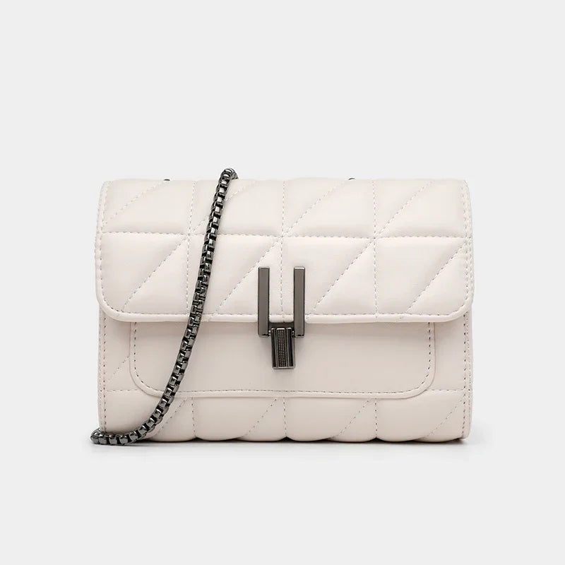 New Xiaoxiangfeng diamond grid chain bag, one shoulder, stylish, crossbody, versatile, large capacity