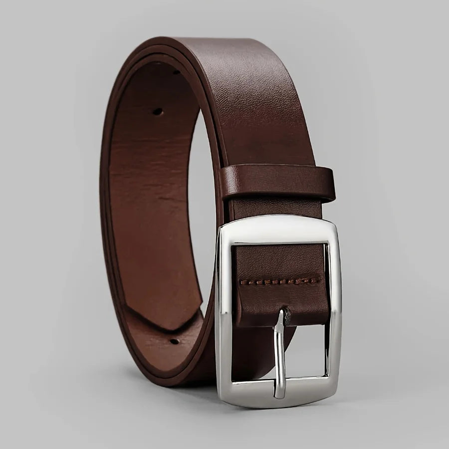 Men's leather belts