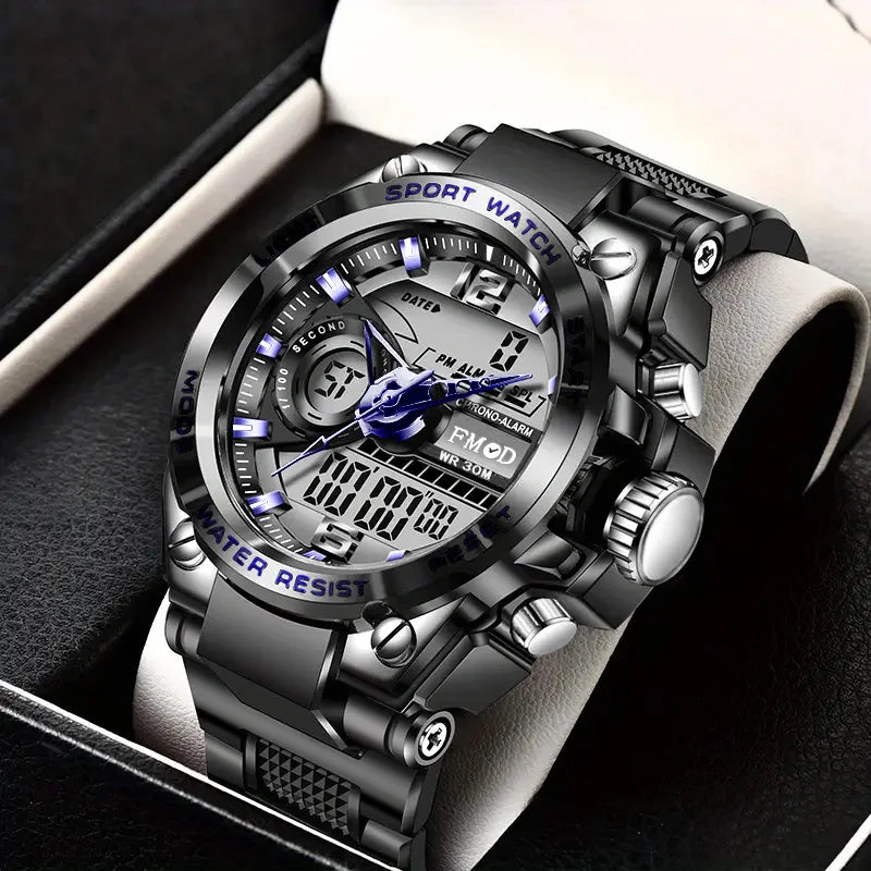 Men's digital wristwatch