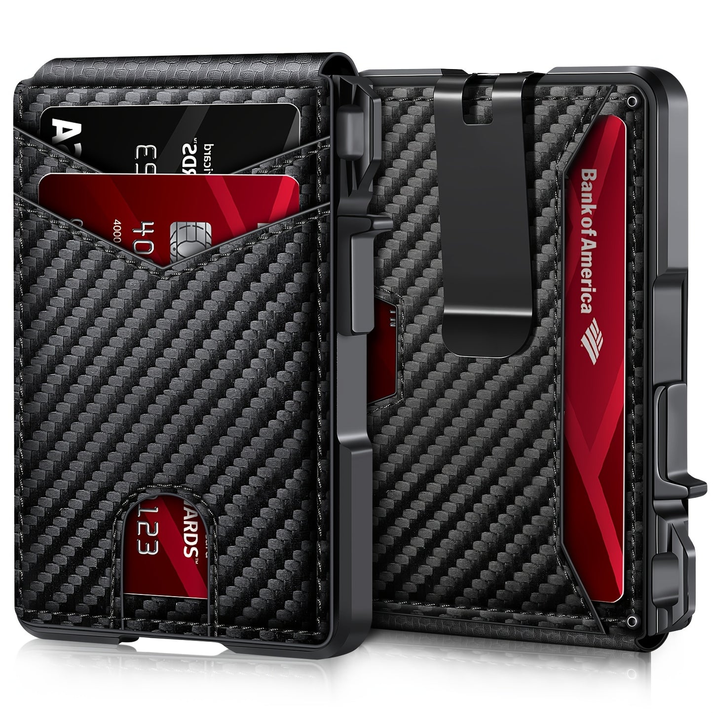 Slim men's wallet with RFID blocking