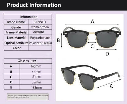 Unisex Polarized UV400 Sunglasses
