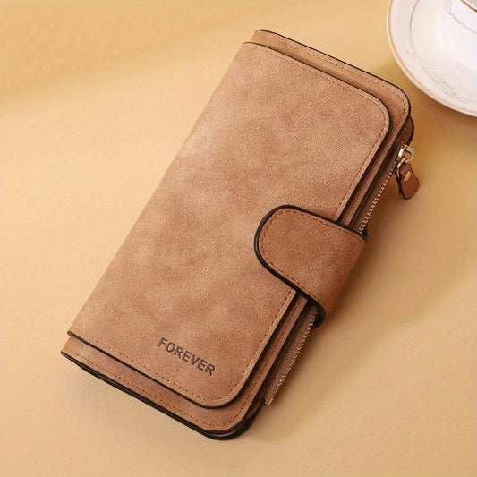 Women's matte leather wallet