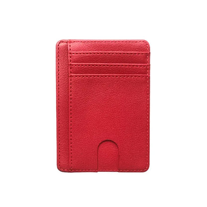 Slim Leather Wallet with RFID Blocking – Unisex