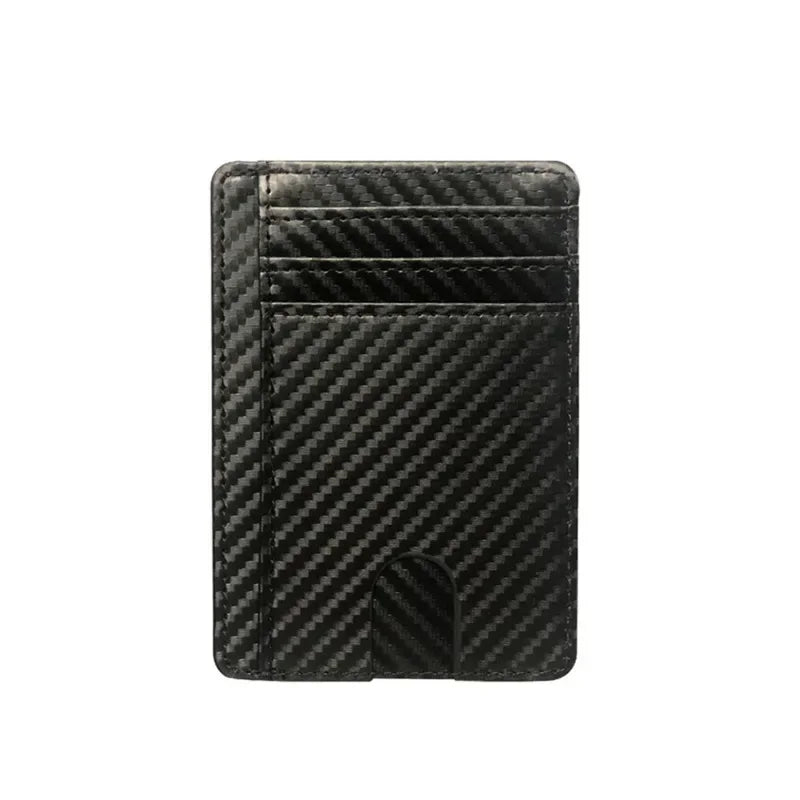 Slim Leather Wallet with RFID Blocking – Unisex