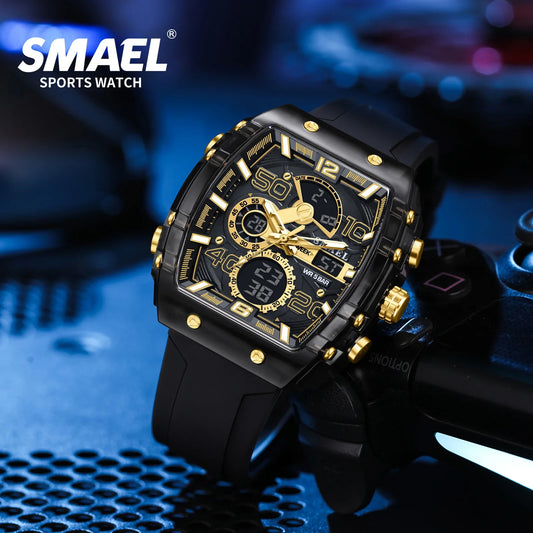 Men's Digital Analog Sports Watch