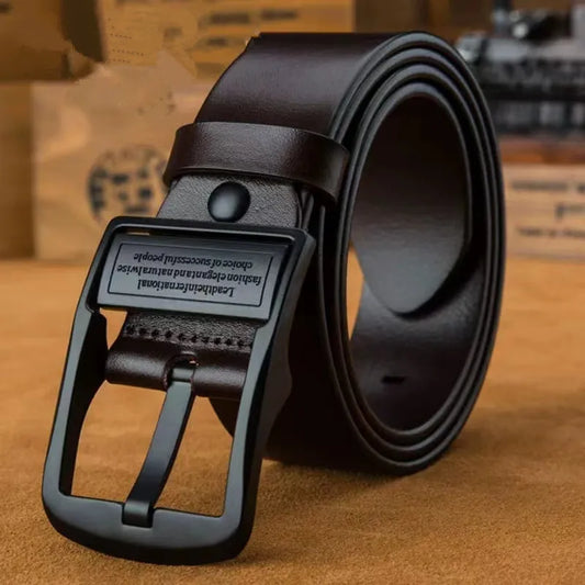 Men's leather belts