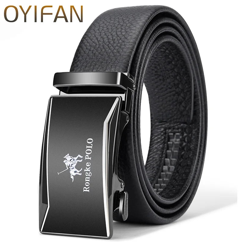 Men's genuine leather belt