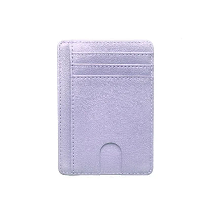 Slim Leather Wallet with RFID Blocking – Unisex