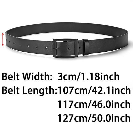 Men's leather belts